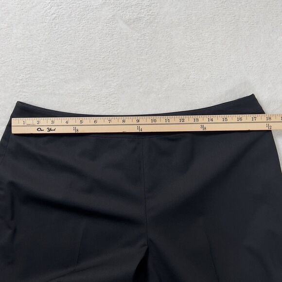 Lafayette 148 New York Bleeker Wool Pants Women Sz 12 Black Classic Trousers EUC - Picture 10 of 14